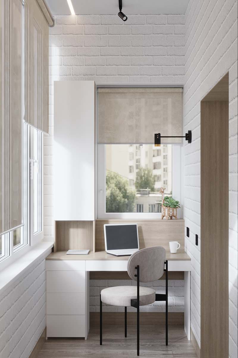 Трёхкомнатная квартира в монохромных тонах