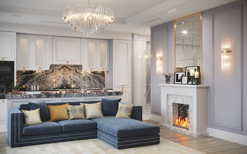 Современная классика в синих тонах