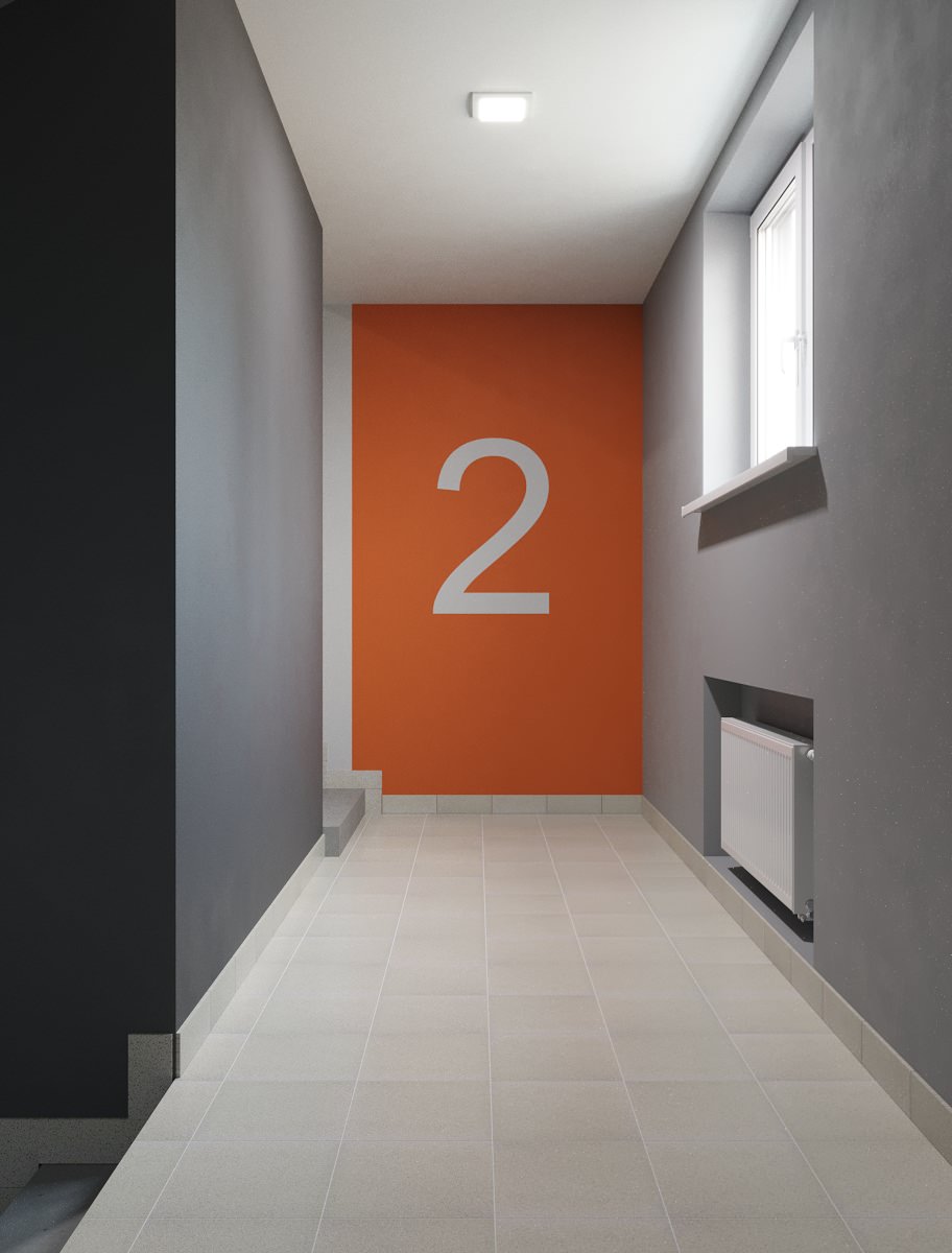 Дизайн подъезда многоквартирного дома в Уфе