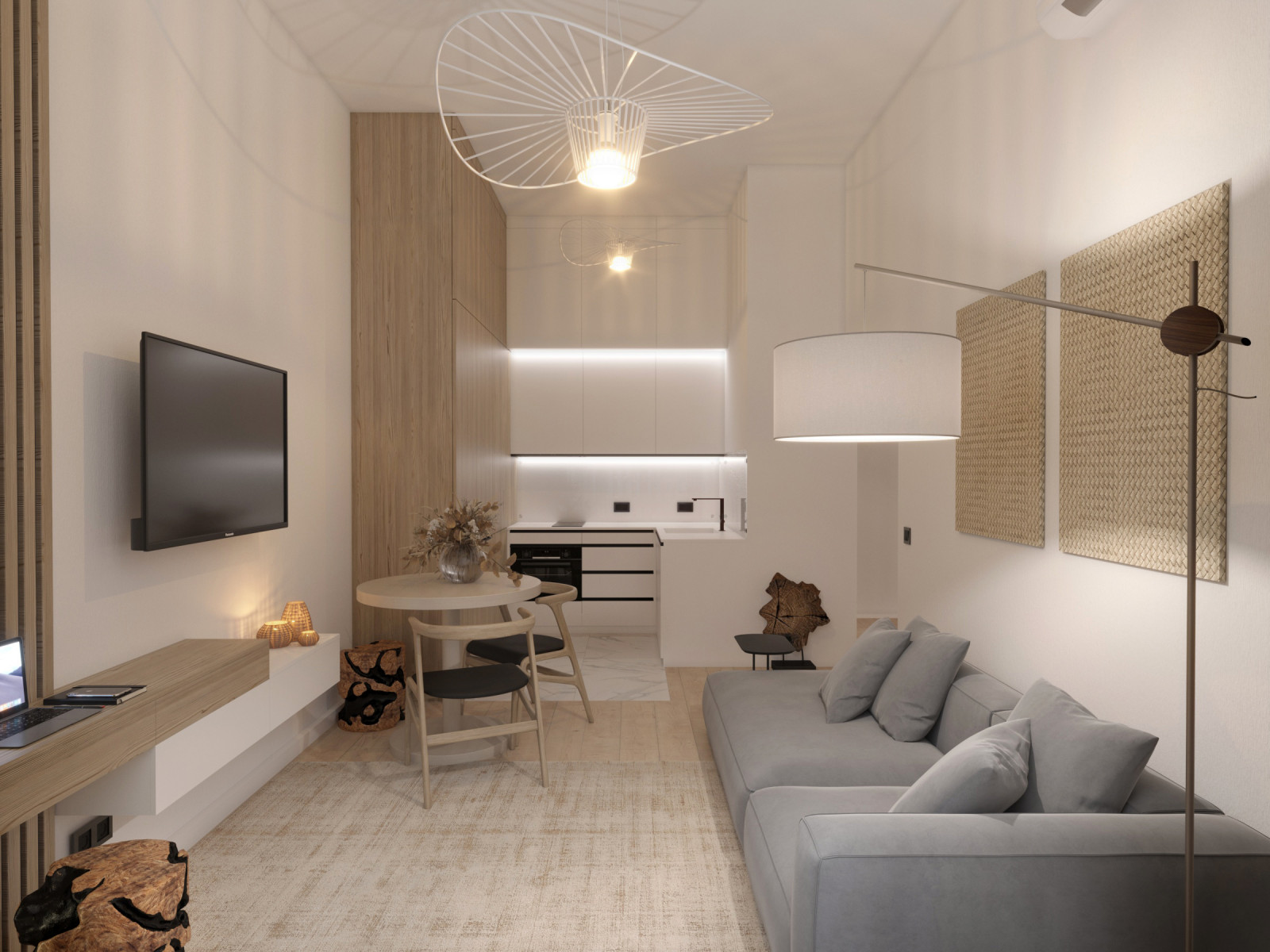 Минимализм на 35м2