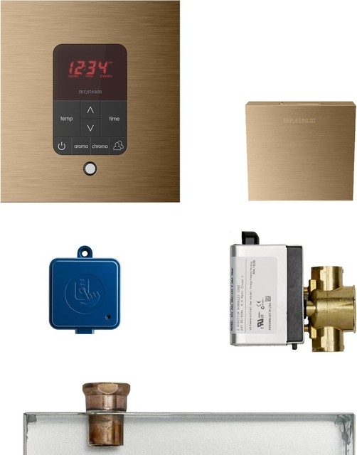 Mr Steam Square Butler Steam Shower Package Traditional Steam