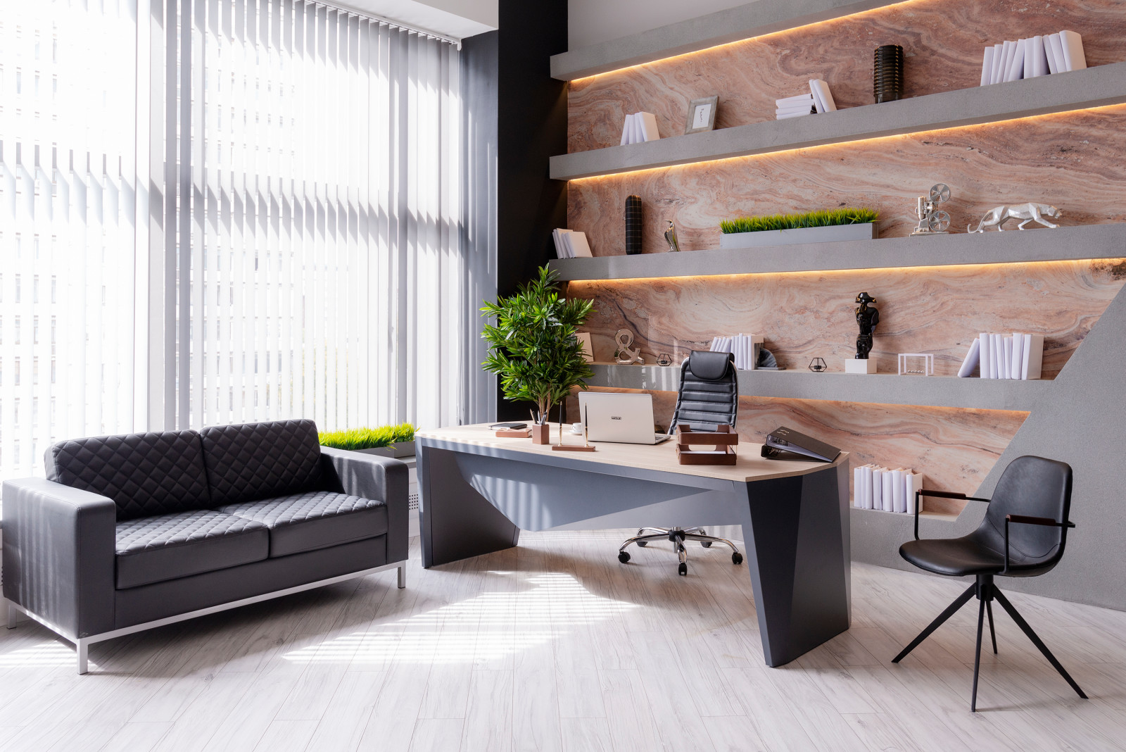 The Delta interior design | decorative office space