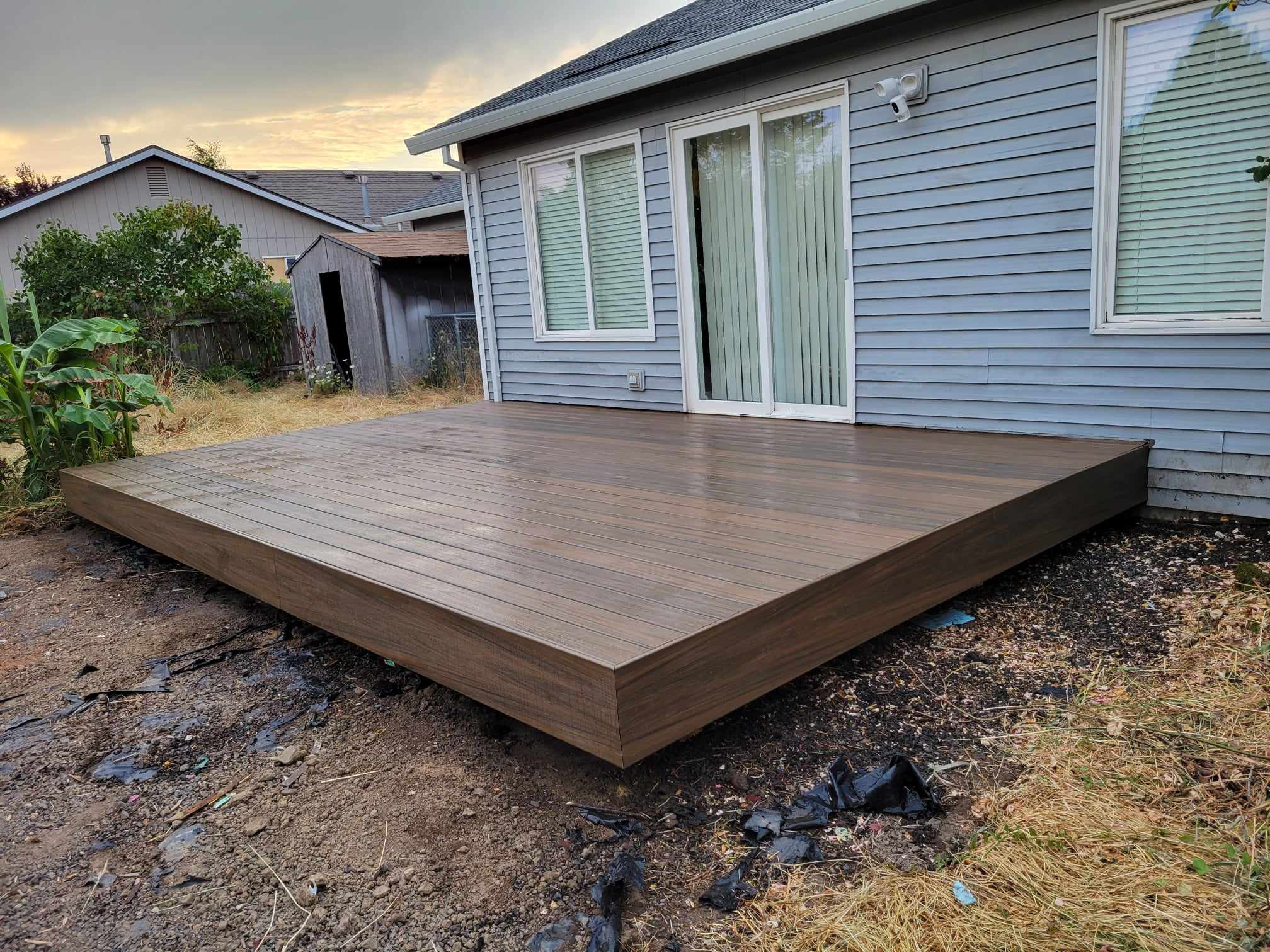 12X20 Ground level deck