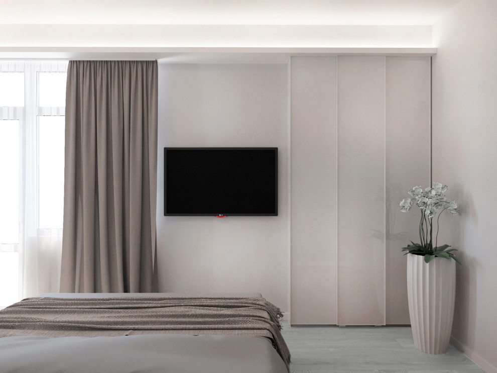 Визуализация проекта квартиры 70 м2 в стиле "Минимализм"