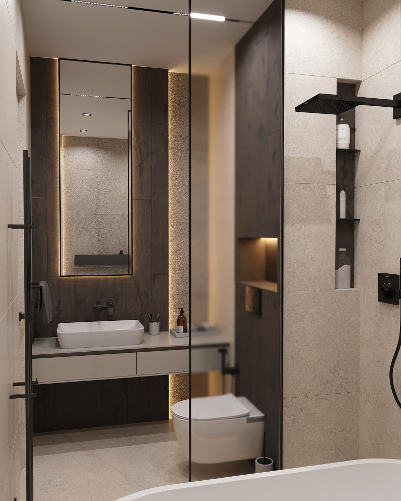 Евродвушка в жк Ilove 78м2 минимализм с элементами ваби-саби