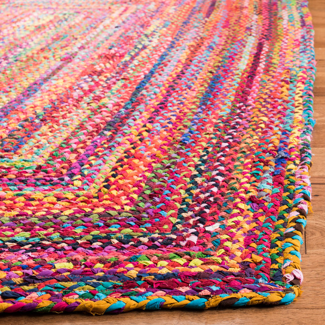 Rad Braided Rug Safavieh Braided Collection BRD210 Rug, 2'3