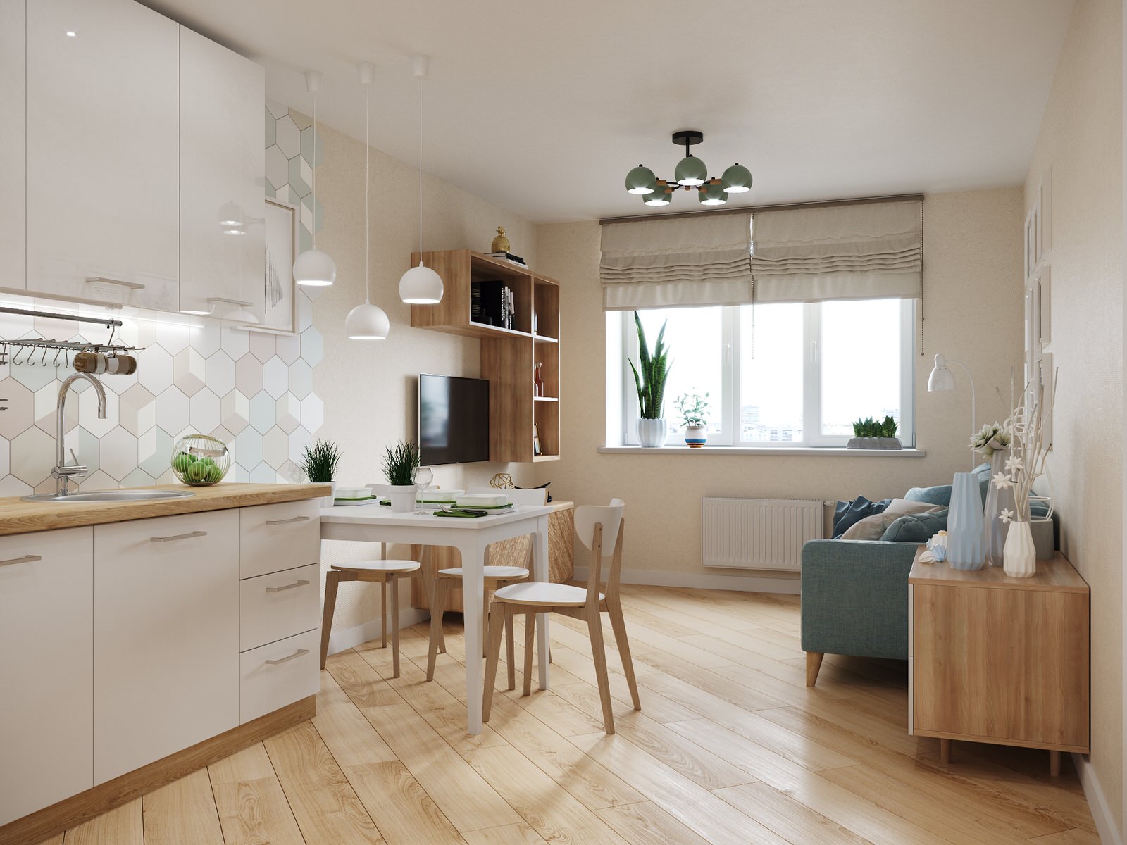 Кухня-гостиная