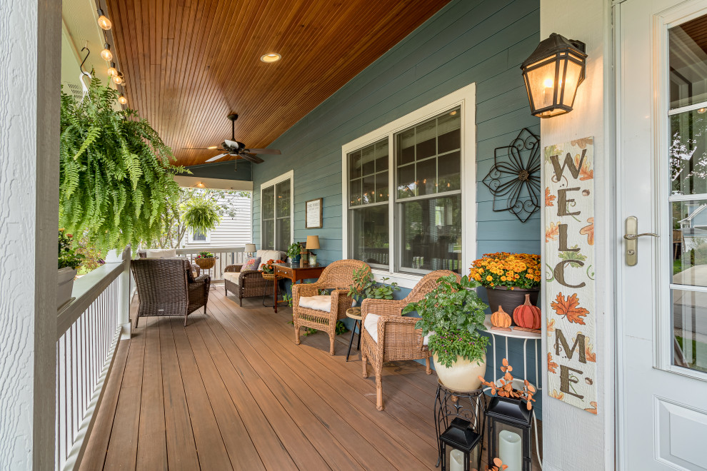 Cape Cod Cottage Front Porch Oasis