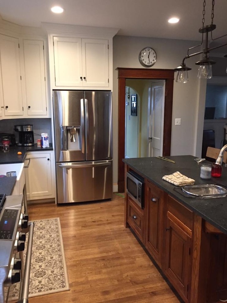 Example of a mountain style kitchen design in Baltimore