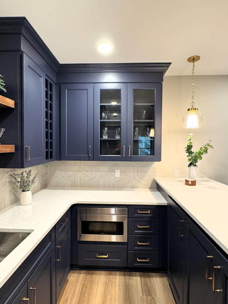 Cambria Quartz Countertop | Custom Basement Bar