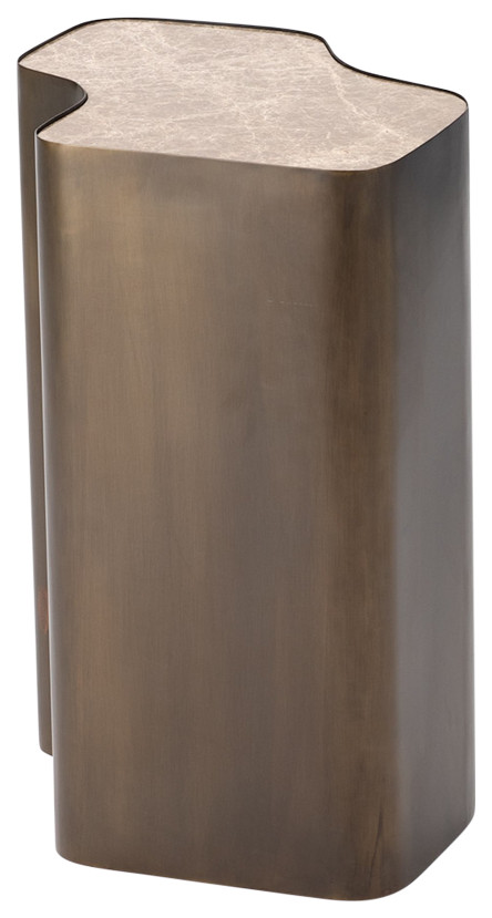 Organic Nesting Table, 19.75"L x 12.75"W x 22"H - Transitional - Coffee ...