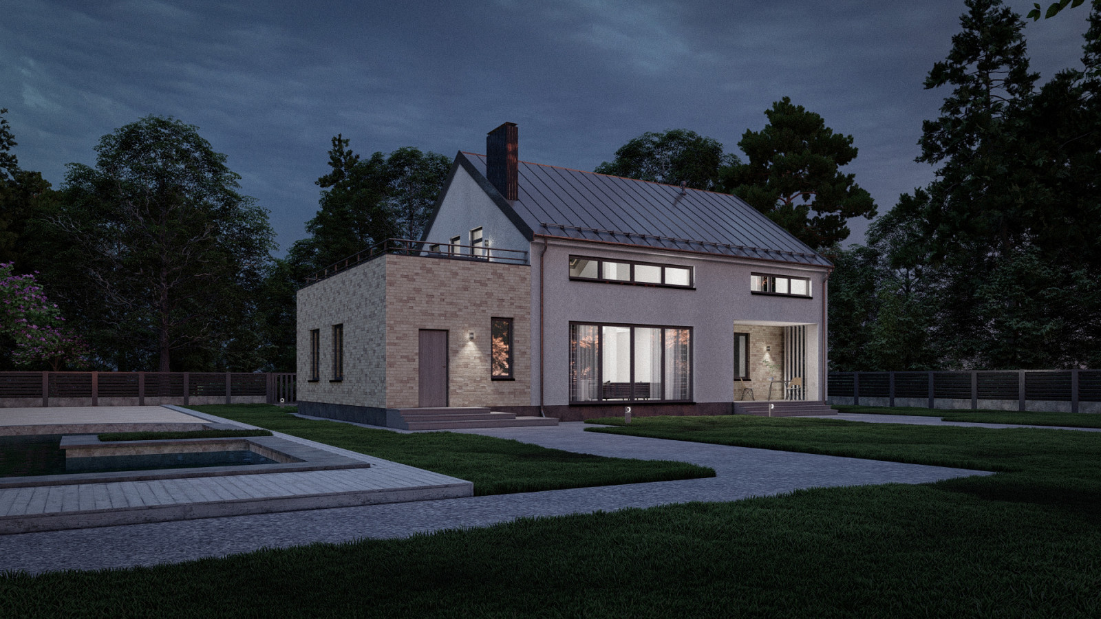 Проект индивидуального жилого дома DUBAI 260