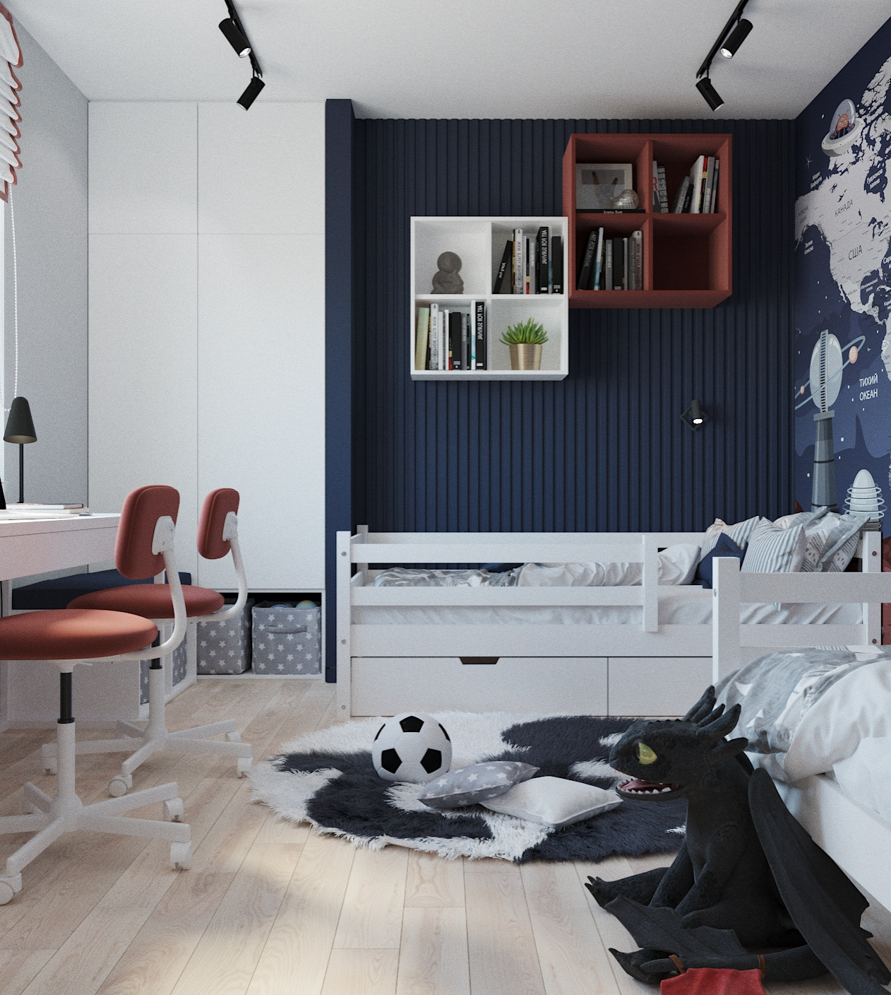 Детская спальная комната 15кв.м.