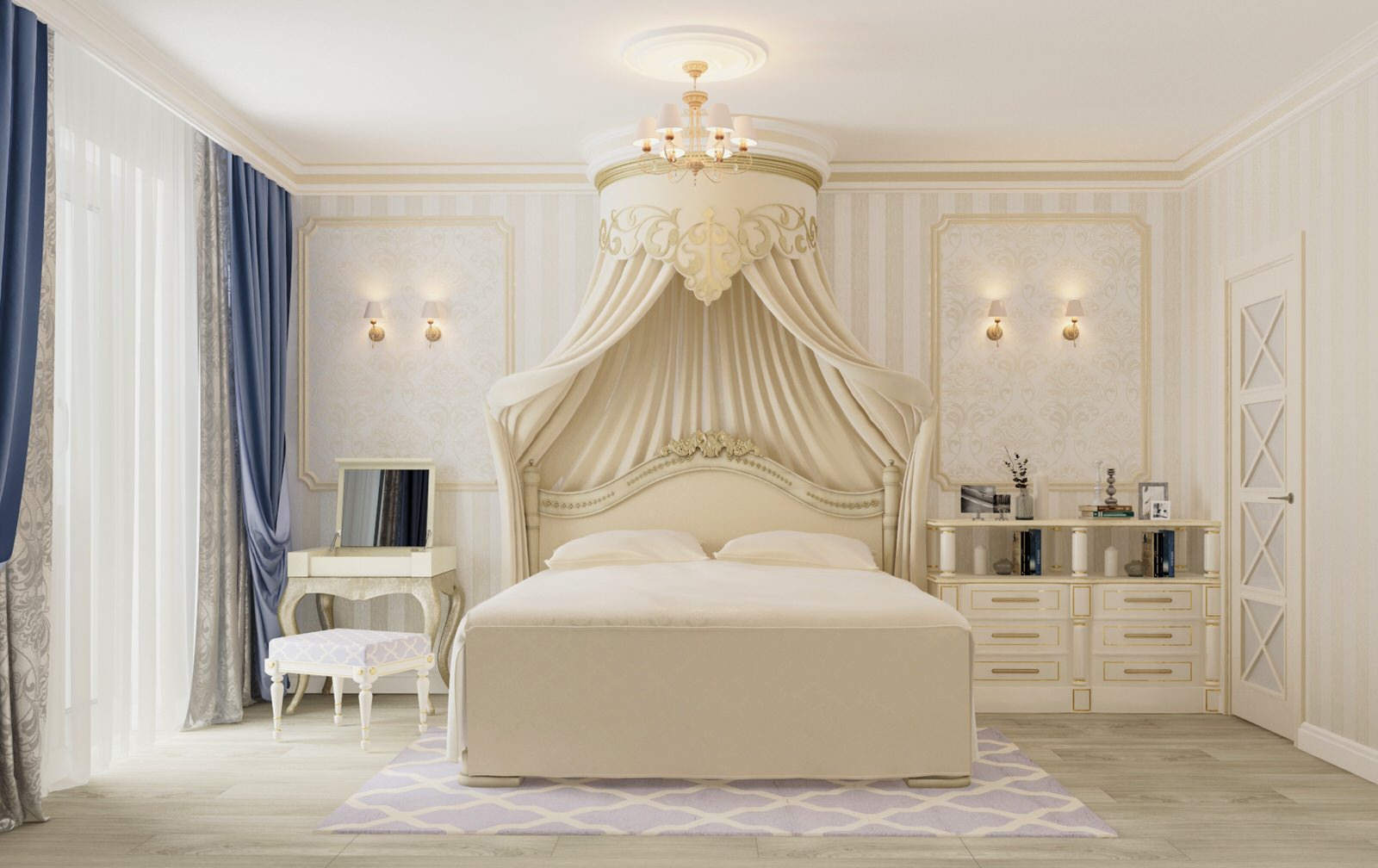 Интерьер квартиры в городе Горячий Ключ ЖК Лебединое Озеро