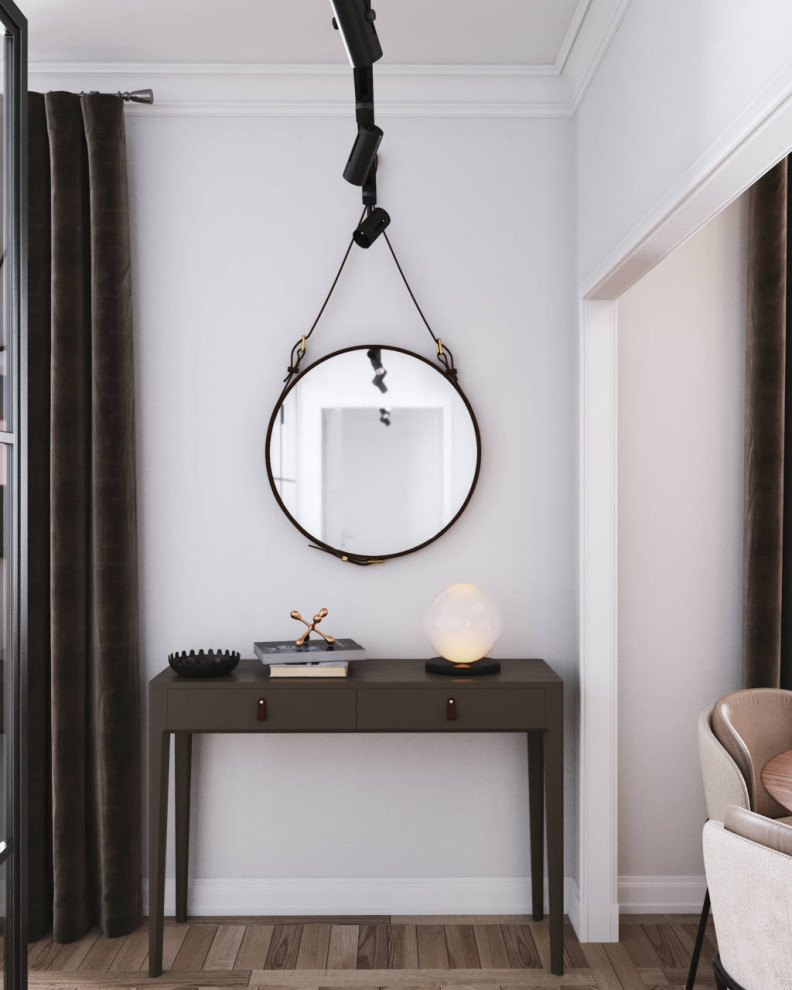 Design of a one-room Khrushchev 31 m² in Tver