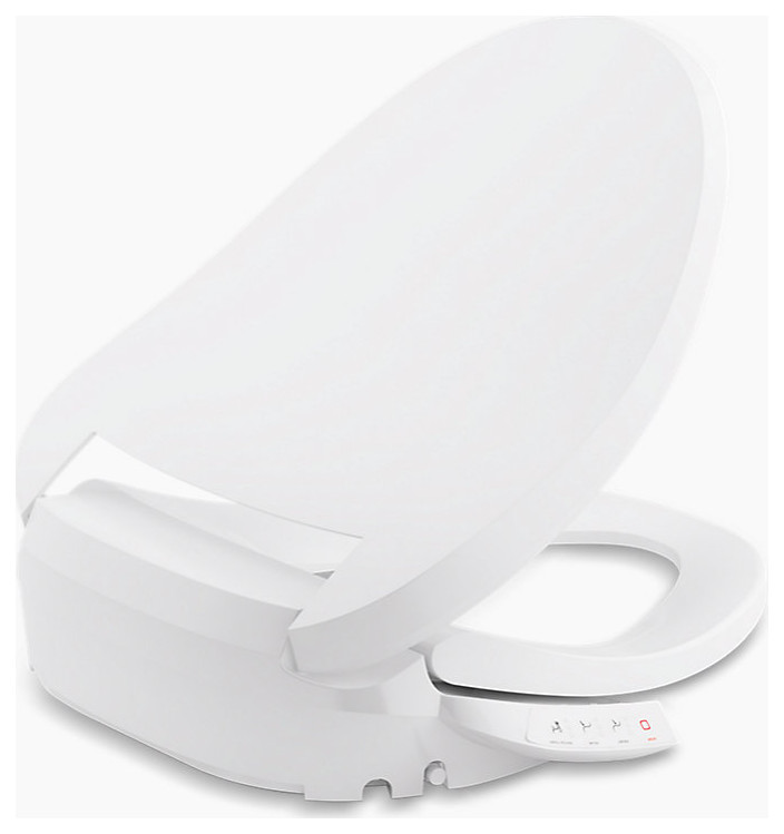 Kohler C3050 Elongated Bidet Toilet Seat, White Toilet Seats by
