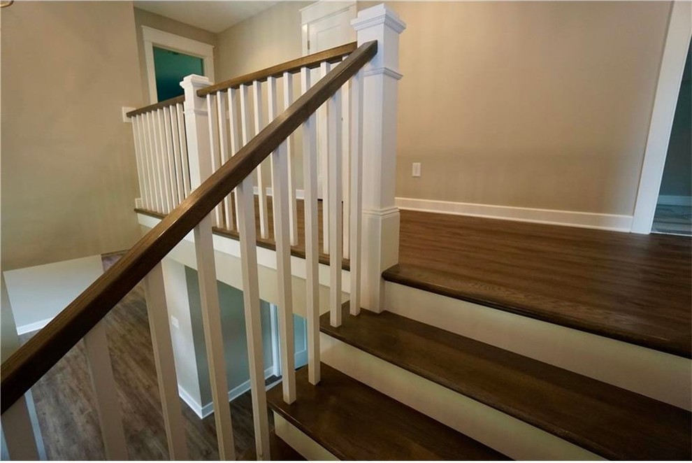 Ranch conversion to Craftsman staircase