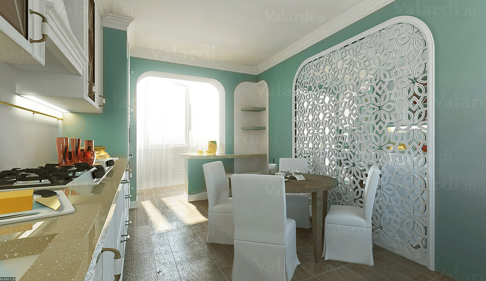 Кухня с балконом, г.Климовск