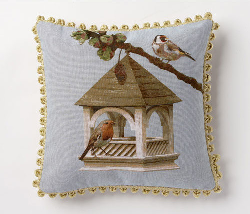 Bird House Branch Pillow