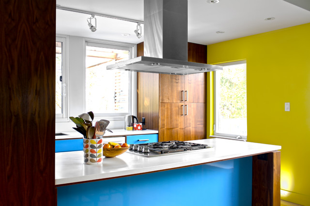 Orla Kiely Inspired Renovation Midcentury Kitchen Other By