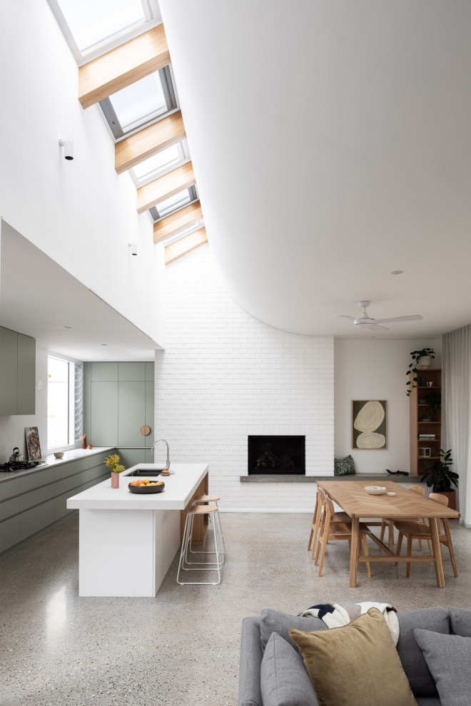 Contemporary dining room in Perth.