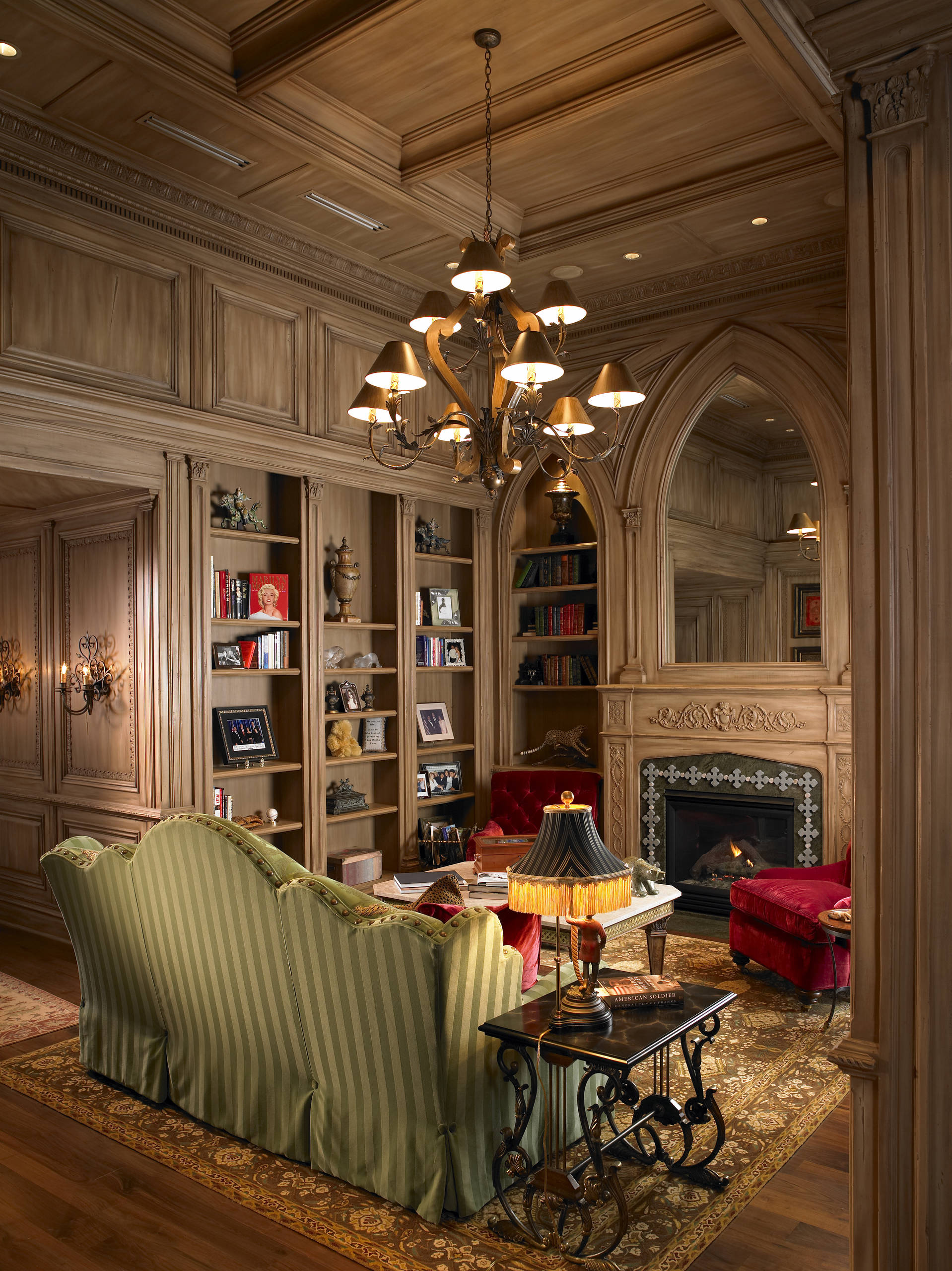 Wood Paneled Library Portal Honors 304: Great Chicago Libraries / Wood
