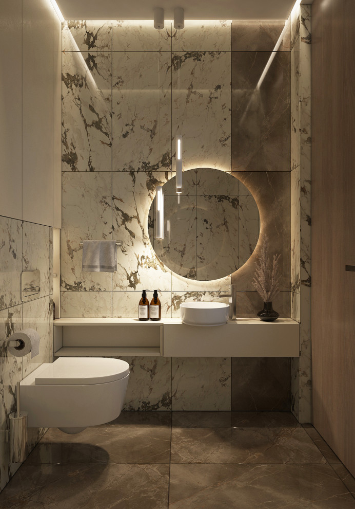 Современный светлый интерьер квартиры