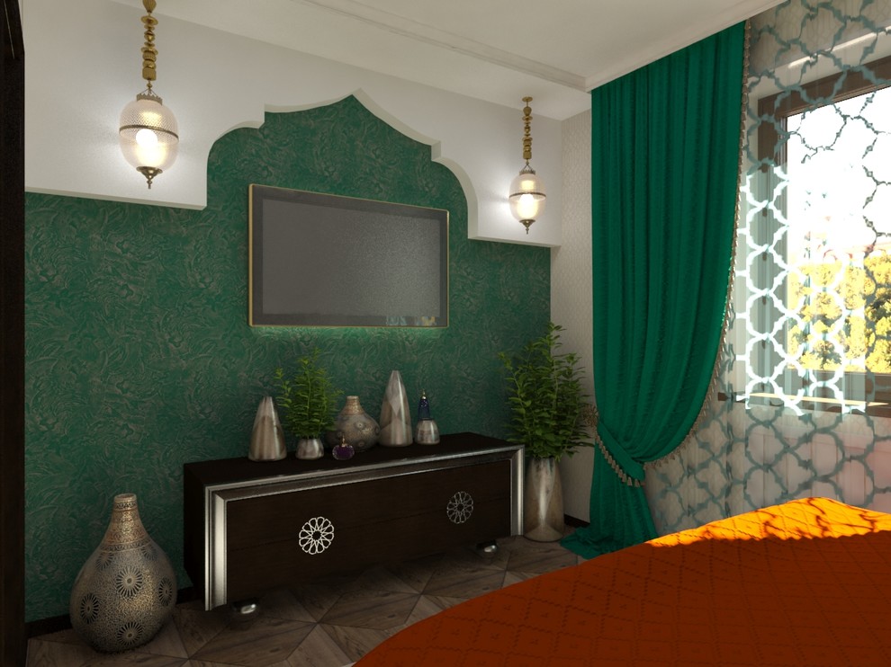 Спальня в стиле "Арабская неоклассика"