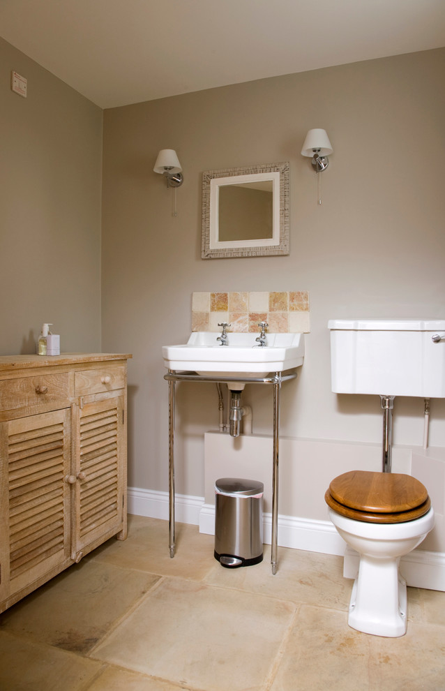 Design ideas for a country bathroom in Gloucestershire.