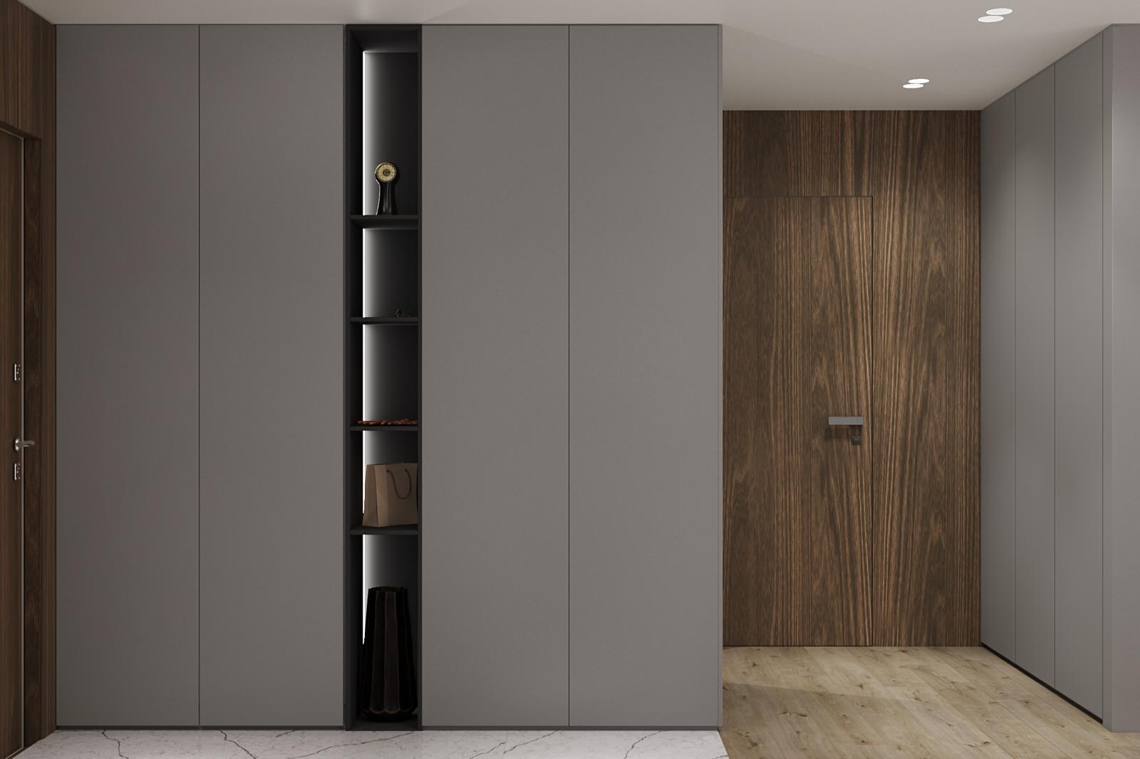 проект "Сдержанный комби на 87м2"