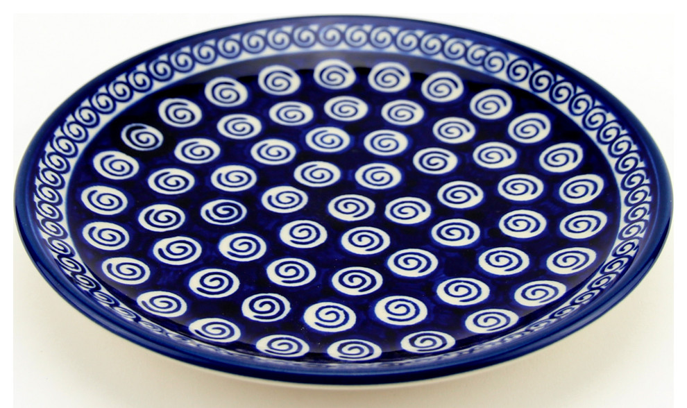 Polish Pottery  Dessert Plate, Pattern Number: 174A