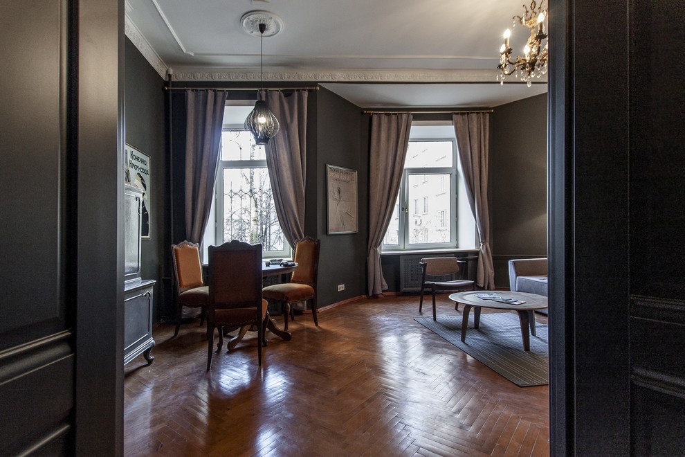 Неоклассика в чёрно-серых тонах.