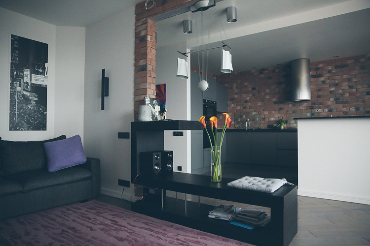 Дизайн интерьера квартиры в индустриальном стиле