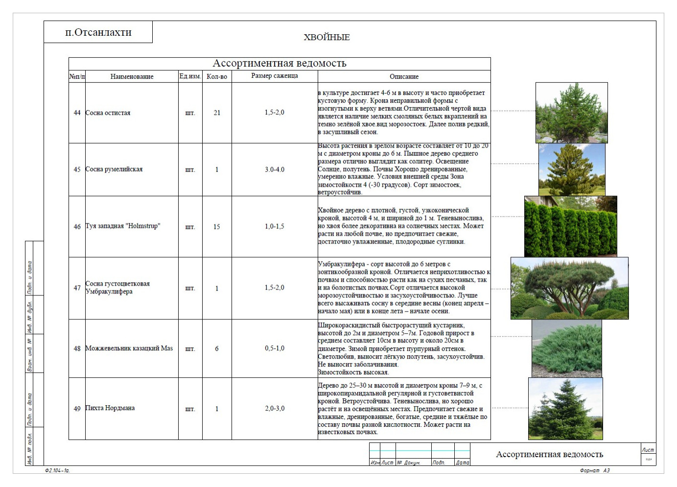 Отсанлахти. Ландшафтное проектирование