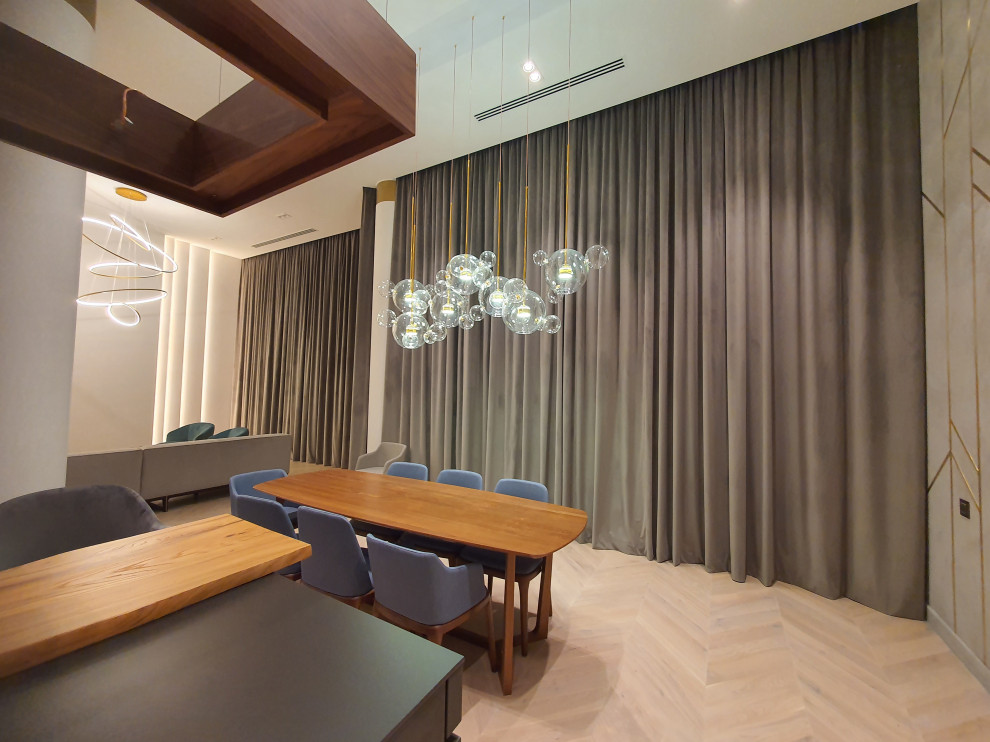 Электрокарнизы в ЖК Леонтьевский мыс