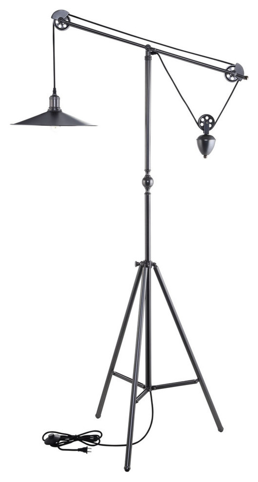 Silver Credence Floor Lamp