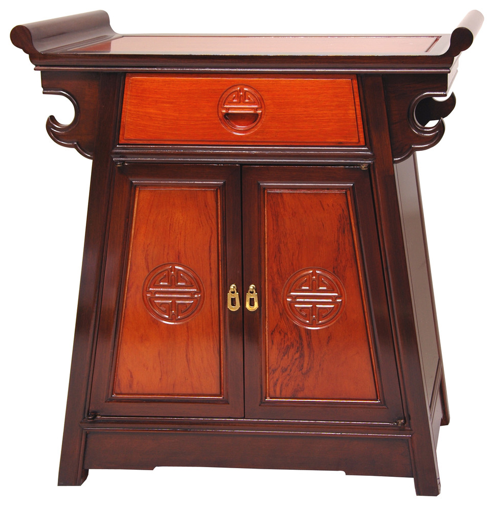 Rosewood Altar Cabinet, Two-tone