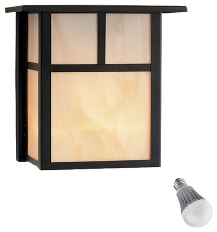 8 Flush Outdoor Wall Light With Led Bulb 395 Bz Hg 8w 8 Flush Outdoor Wall Light With Led Bulb 395 Bz Hg 8w