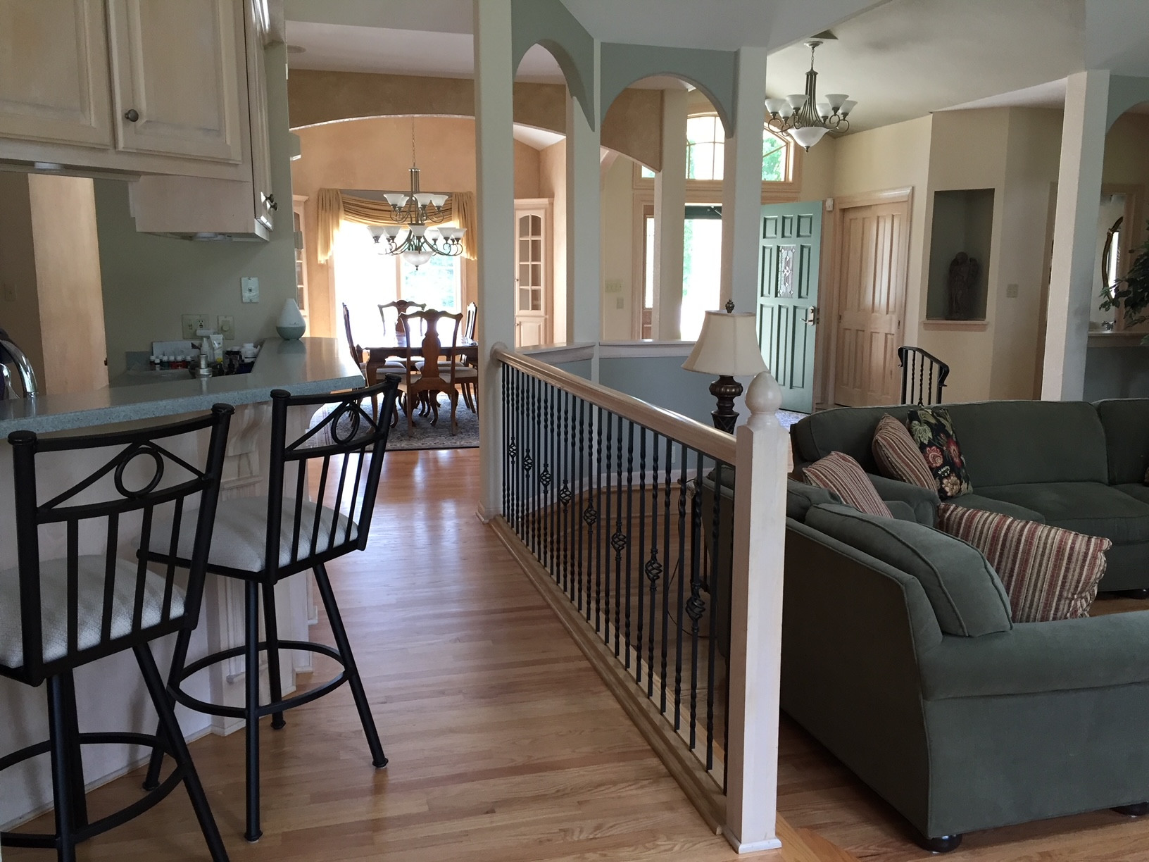 Pewaukee Kitchen and Living Room Remodel-before photo