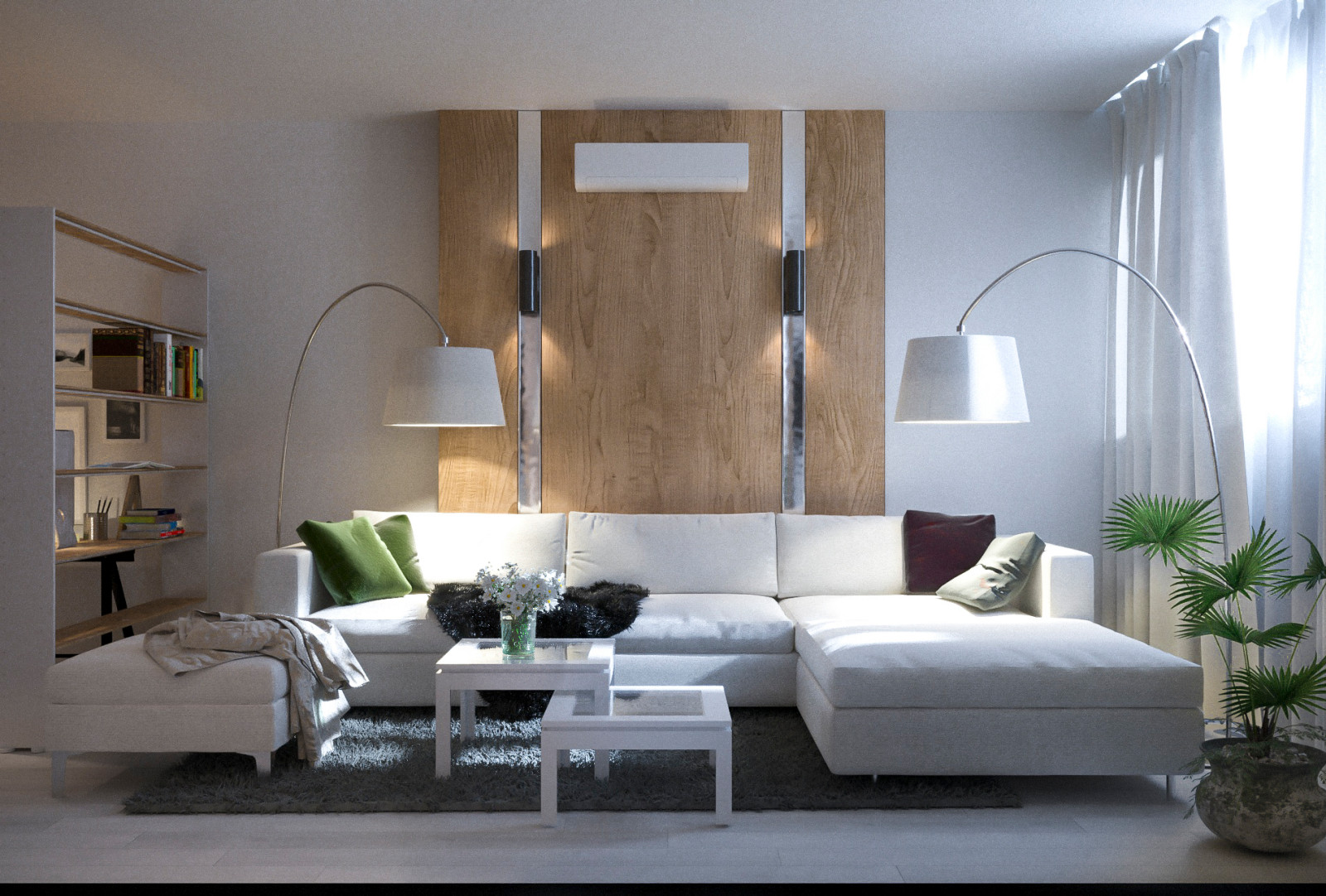 Гостиная днем