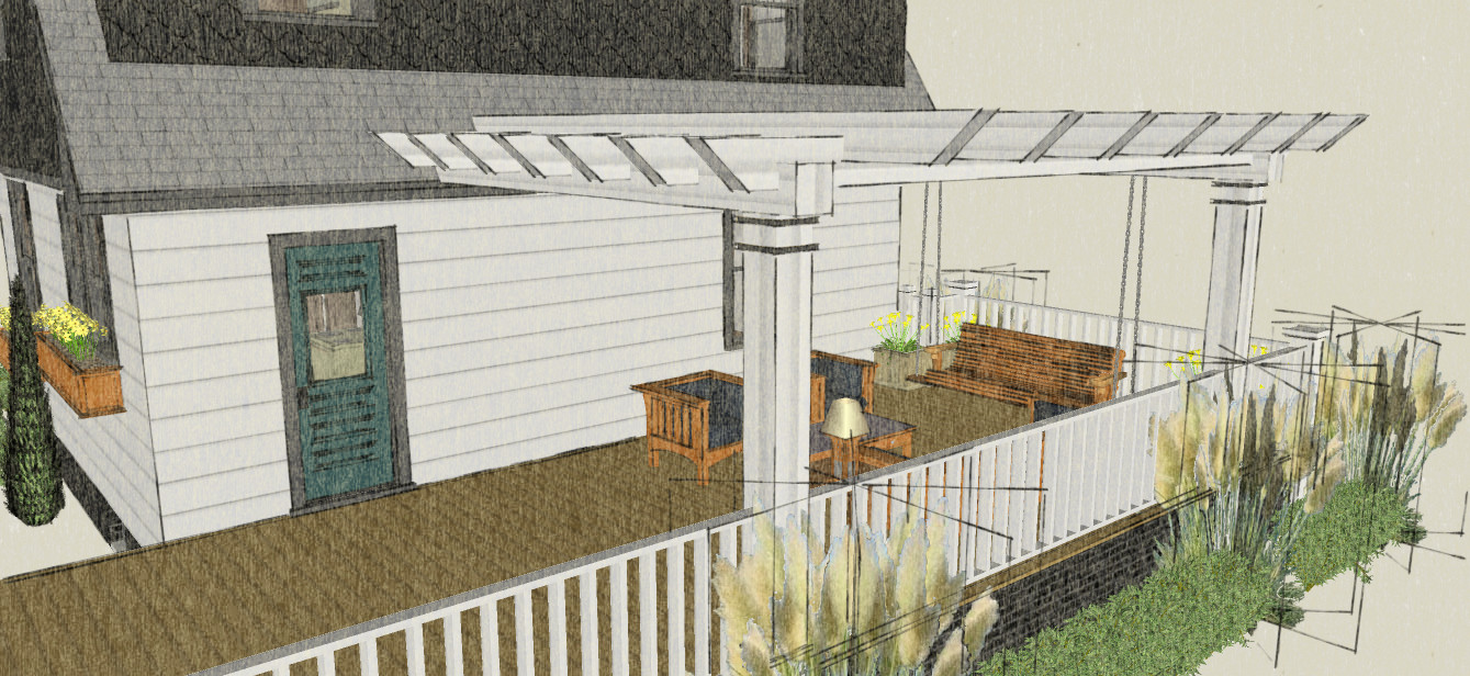 Beach house backyard retreat