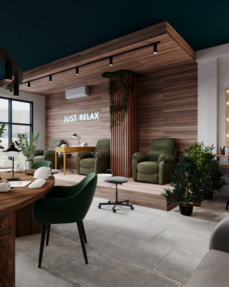 Коммерция. Салон красоты KUTIKULA 105 м². Проект разработан за 1 неделю