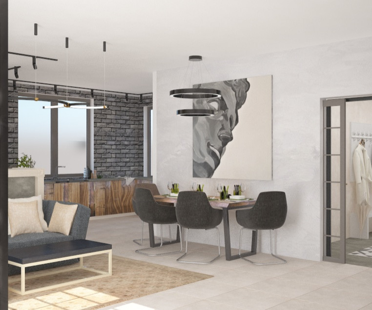 Кухня - гостиная 3