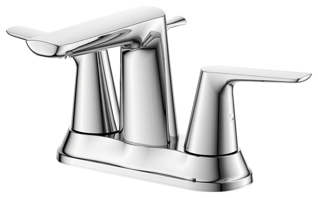 Ucore 4 Spread Two Handle Bathroom Faucet Contemporary
