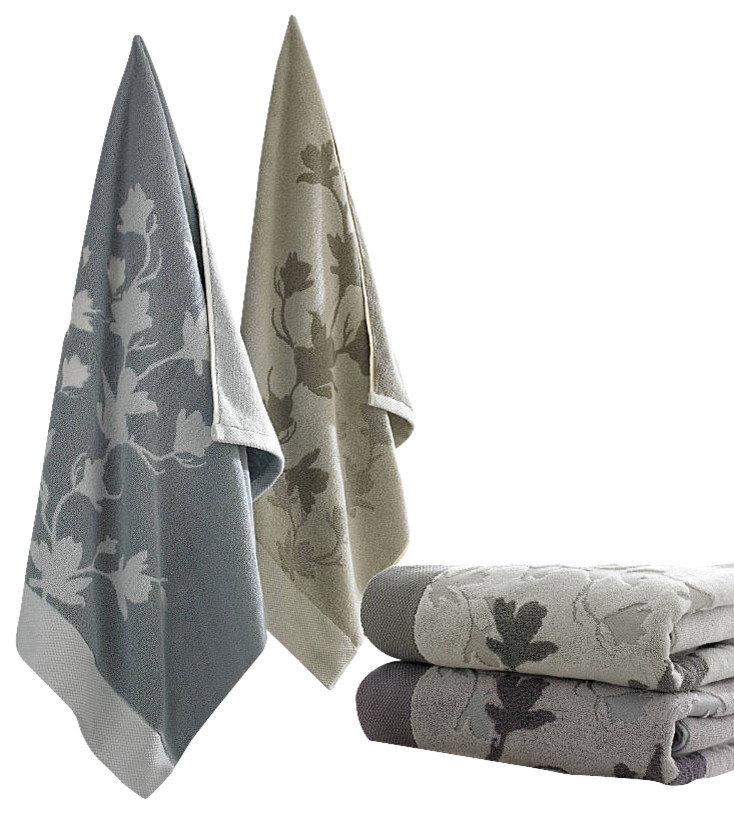 Floreale Luxury Towels, 6-Piece, Lavender