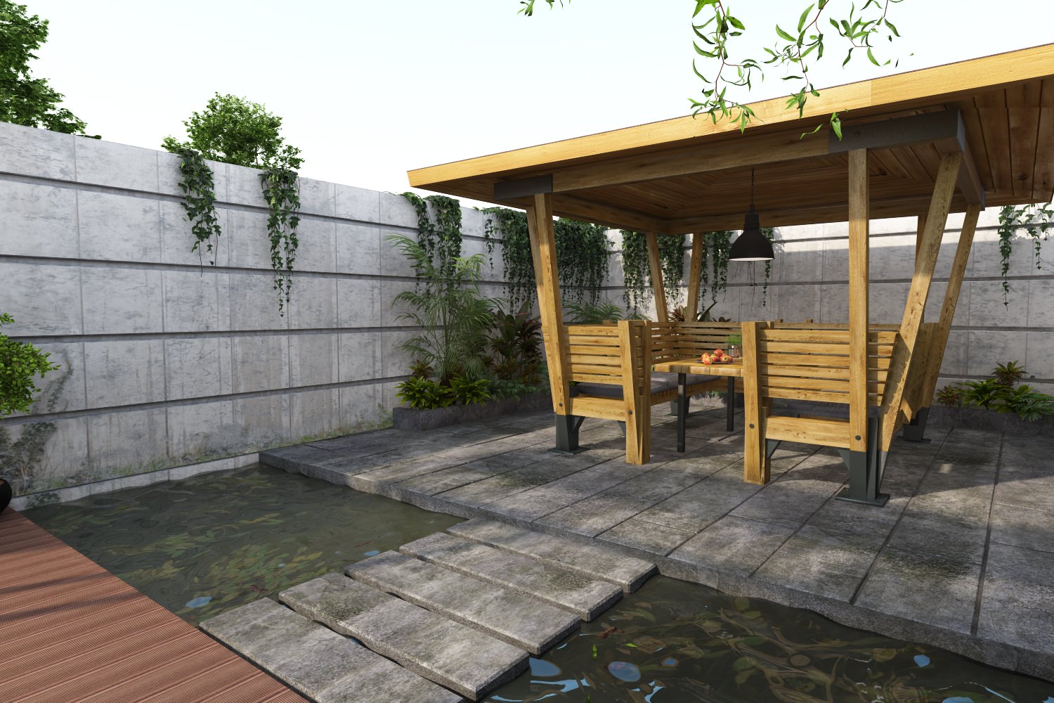 Проект беседки  для загородного дома