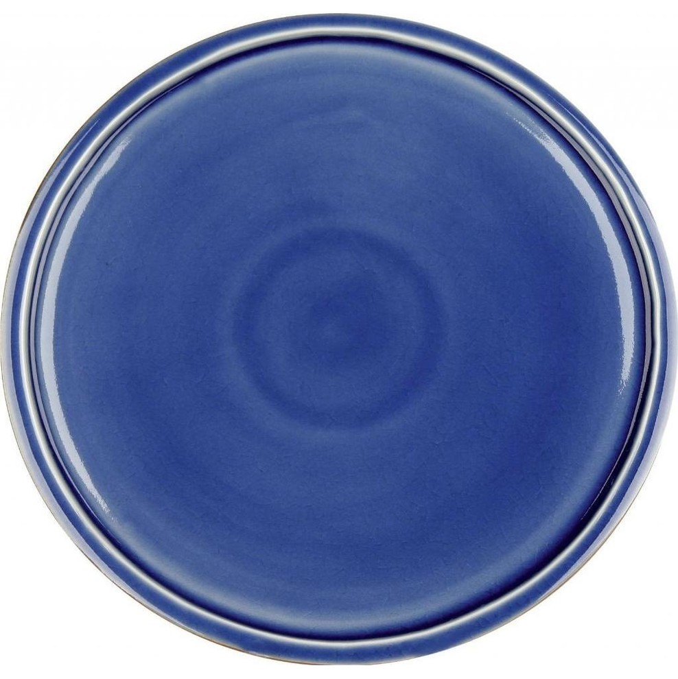 Waechtersbach Pure Nature Blue Ceramic Dinner Plates/Lids (Set of 4)