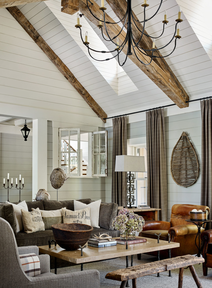Inspiration for a family room.