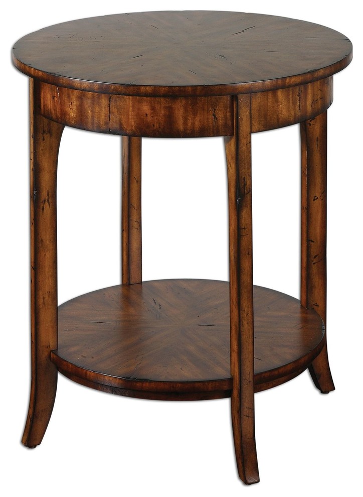 Uttermost Carmel Round Lamp Table 24228