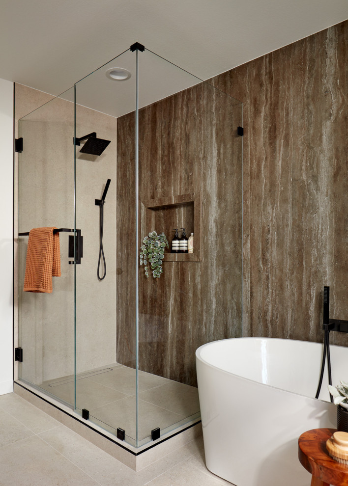 A Master Suite Addition with a Kitchen & Bathroom Remodel Bathroom